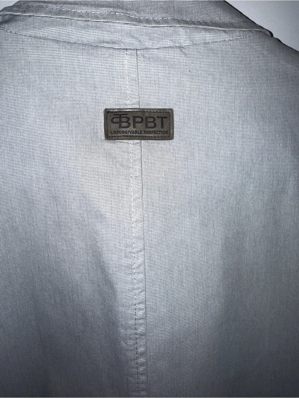 Men's Light Gray Military Field Jacket - Four-Pocket Utility Blazer